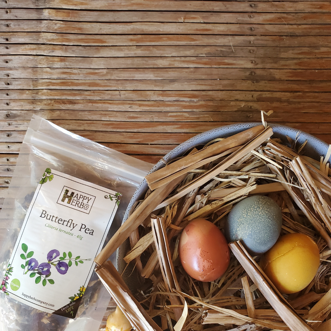 Natural Herb-Dyed Easter Eggs
